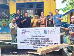 Perusahaan Anak RMK Energy. PT TBBE bersama Afiliasi RMKO Bantu 4 Unit Sumur Bor untuk Masyarakat di Kecamatan Gunung Megang
