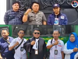 Ketua Umum IWO Indonesia Icang Rahardian SH Dampingi Anggota IWOI OI dan Prabumulih Di Pengadilan Negeri Prabumulih.