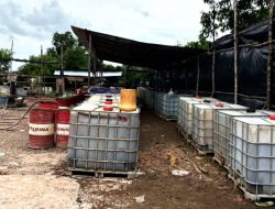Gerebek Gudang BBM Ilegal Di Pemulutan Ogan Ilir, Tim Gabungan Dihadang Preman.