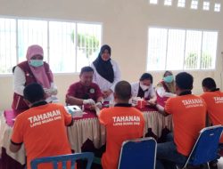 Lapas Muara Enim Terima Screening Kesehatan dari Dinkes Muara Enim.