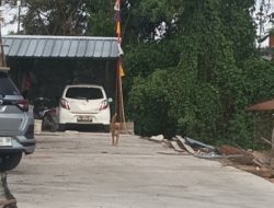 Waduh Sangat Miris, Dugaan Proyek Peningkatan Ruas Jalan Dalam Kota Muara Enim 2025, Di Alokasikan Untuk Membangun Akses Jalan Rumah Pribadi.