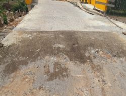 Miris! Proyek Penggantian Jembatan Beton Ruas Jalan Tebat Agung – Muara Niru 2024, Pekerjaan Amburadul, Mala Akan Dianggarkan Lagi.