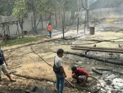 Lima Orang Dinyatakan Meninggal Pada Insiden Kebakaran Sumur Minyak Ilegal Di Musi Banyuasin.