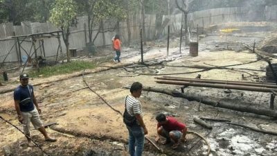 Lima Orang Dinyatakan Meninggal Pada Insiden Kebakaran Sumur Minyak Ilegal Di Musi Banyuasin.