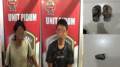 Dua Beranak Pelaku Pembunuhan Sadis di Desa Sungai Ibul PALI Berhasil Diamankan.