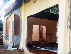 Dipertanyakan, Pengerjaan Rehab Total Kantor Kades Rami Pasai Benakat Kok Begitu !!