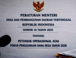 Prioritas Dana Desa 2026, BLT, KDMP Hingga Ketahanan Pangan.