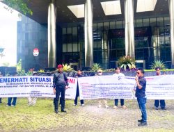 Terjadi Demo Lagi Di KPK, PST Desak Periksa Oknum Sekretaris Dan Oknum Kabid AMPL Dinas PUPR Pemkab Muara Enim.